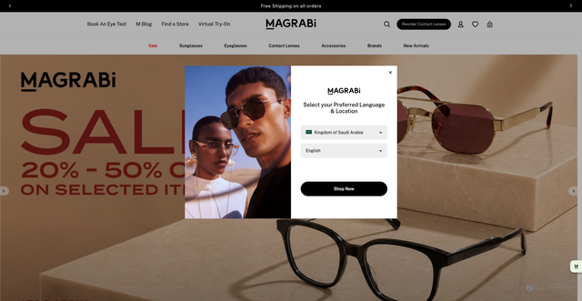 Security scan screenshot of https://www.magrabi.com/sa-en/