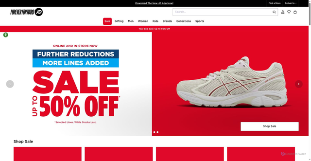 Security scan screenshot of https://jdsports.com.sg