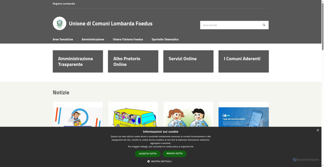 Security scan screenshot of https://www.uclfoedus.it/it