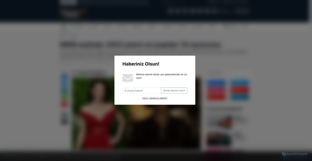 Security scan screenshot of http://sokaktahaber.com/haber/imdb-acikladi-2023-yilinin-en-popueler-10-oyuncusu?content=1