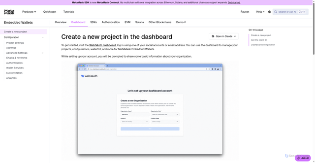 Security scan screenshot of http://metamask-docs-4q672pqsp-consensys-ddffed67.vercel.app/embedded-wallets/dashboard/