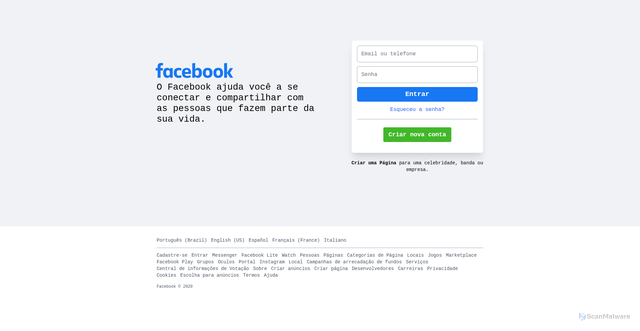 Security scan screenshot of https://www.clone-facebook-alpha.vercel.app/