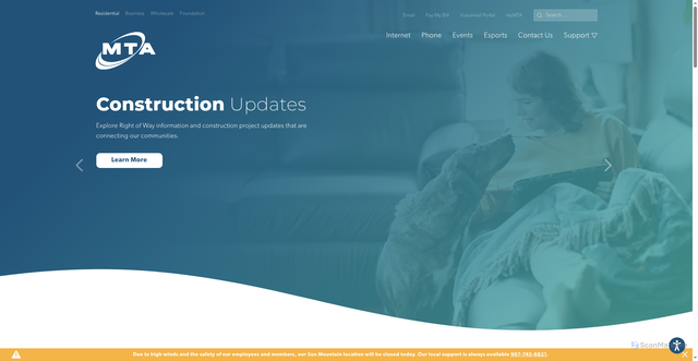 Security scan screenshot of https://www.mtasolutions.com/