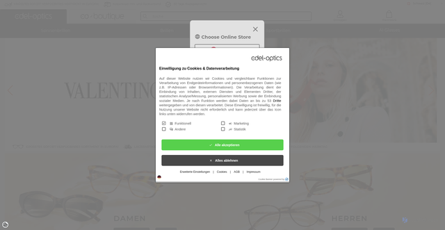 Security scan screenshot of https://edel-optics.ch
