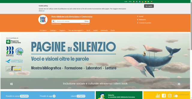 Security scan screenshot of https://opac.provincia.brescia.it