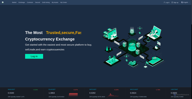Security scan screenshot of http://demosite036.xyz/