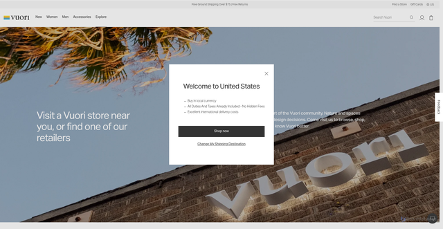 Security scan screenshot of https://vuoriclothing.com/apps/store-locator