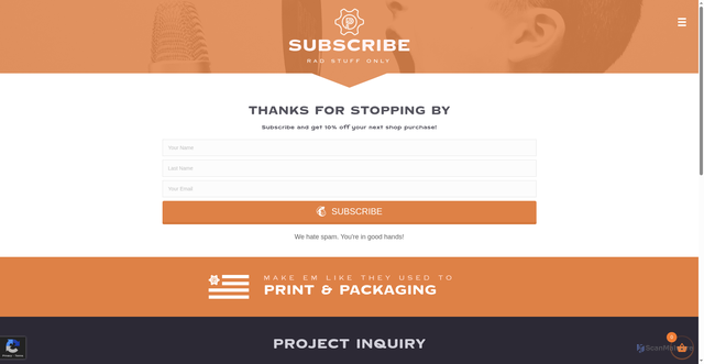 Security scan screenshot of https://t.co/BIRANhtAcj