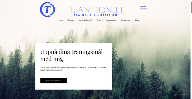 Security scan screenshot of https://xn--trningochkostrdgivning-14b0b.se