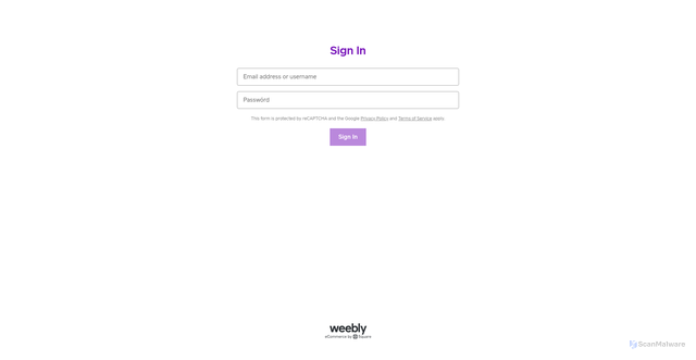 Security scan screenshot of https://infobtmail.weeblysite.com/