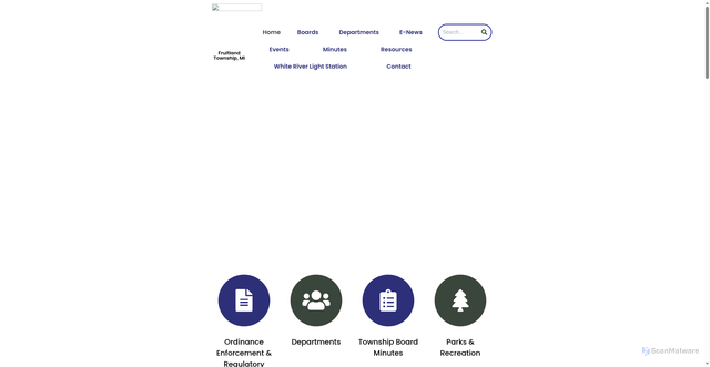 Security scan screenshot of https://fruitlandmi.gov/