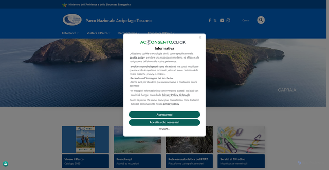 Security scan screenshot of https://www.islepark.it/