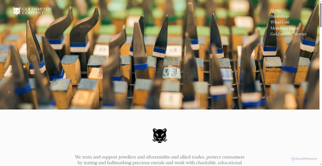 Security scan screenshot of https://www.thegoldsmiths.co.uk/