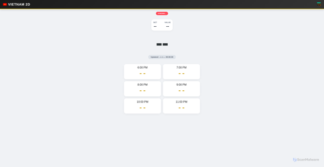Security scan screenshot of https://vietnam2dlive-ktjcgndwgu.edgeone.app/