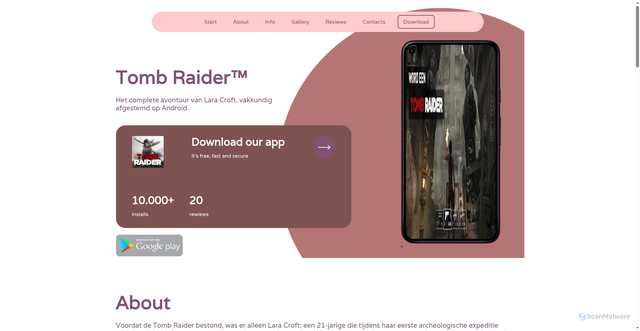 Security scan screenshot of https://official-cas1no-belgium.store/