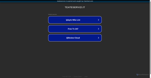 Security scan screenshot of https://www.teateservizi.it/