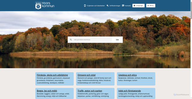 Security scan screenshot of https://www.hoor.se/