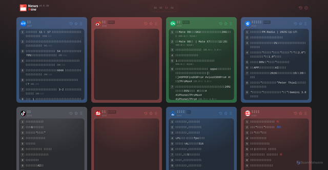 Security scan screenshot of http://newsnow-1hq.pages.dev/