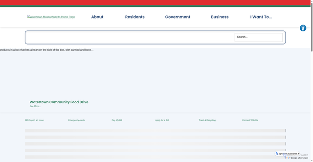 Security scan screenshot of https://watertown-ma.gov/