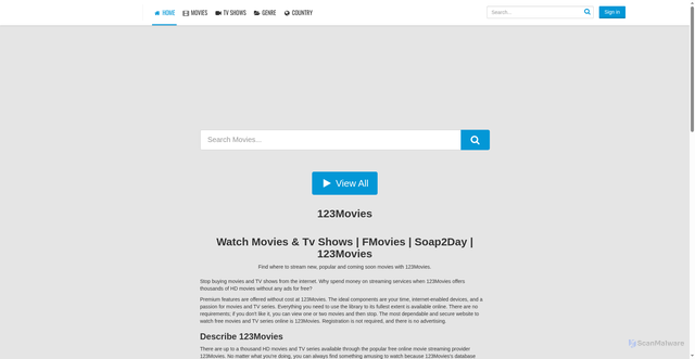 Security scan screenshot of https://livemoviefree.com/