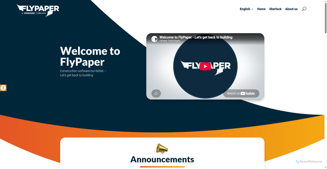 Security scan screenshot of https://flypaper.com