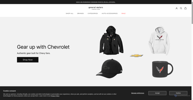 Security scan screenshot of https://gmcompanystore.com