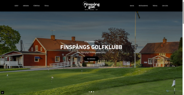 Security scan screenshot of https://finspangsgk.se/
