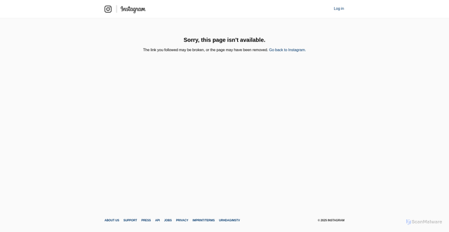 Security scan screenshot of https://api.instagram.com/