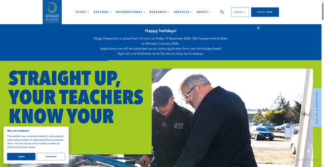 Security scan screenshot of https://www.op.ac.nz