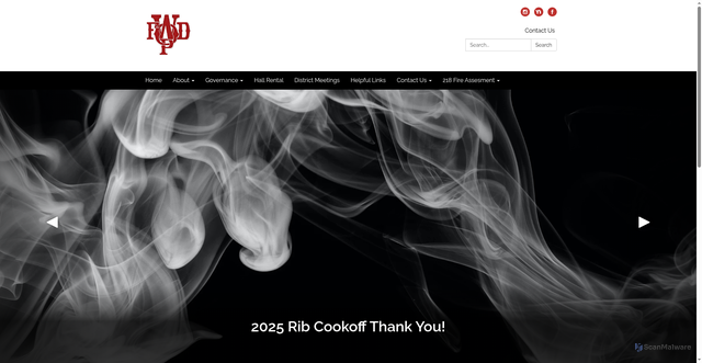 Security scan screenshot of https://www.willowoakfire.gov/