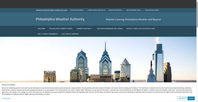 Security scan screenshot of https://phillyweatherauthority.com/interactive-weather-games/