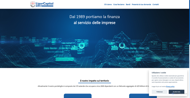 Security scan screenshot of https://www.ligurcapital.it