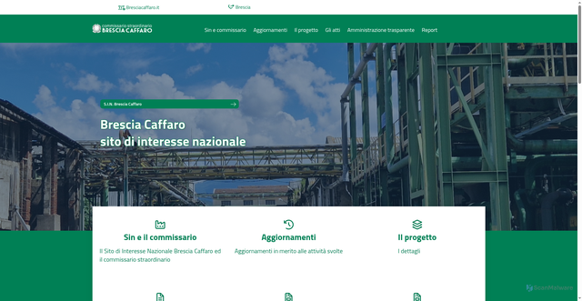 Security scan screenshot of https://bresciacaffaro.it/
