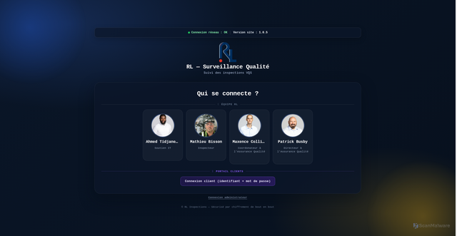 Security scan screenshot of http://rl-vqs.org/