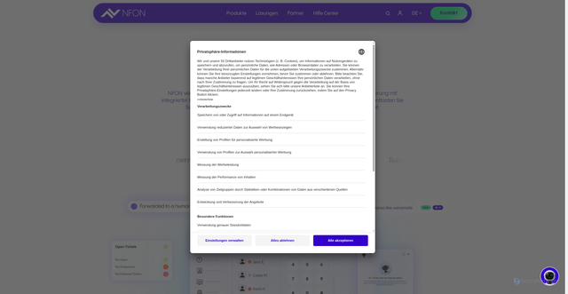 Security scan screenshot of https://nfon.net