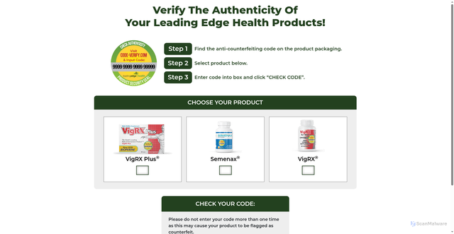Security scan screenshot of https://code-verify.com/