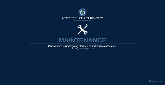 Security scan screenshot of https://courts.ms.gov/appellatecourts/sc/sc.php