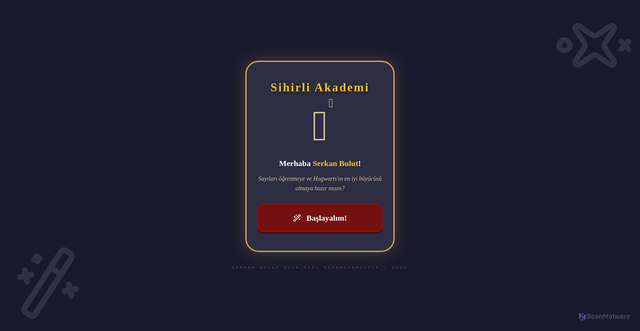 Security scan screenshot of https://serkan-bulut-harry-potter-aa8ex23h5d.edgeone.app/