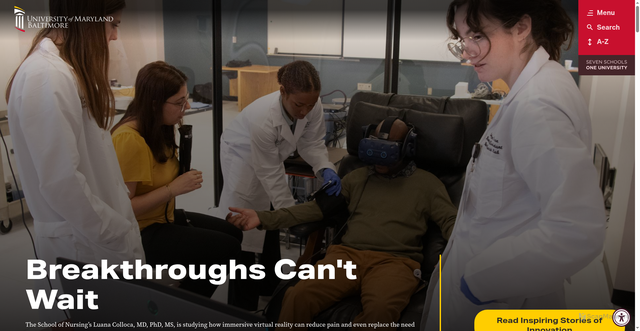 Security scan screenshot of https://www.umaryland.edu/