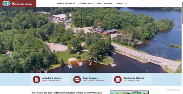 Security scan screenshot of https://mwtown.gov/