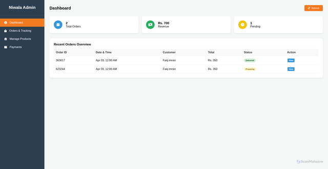 Security scan screenshot of https://homepageadmins-swr413qdbn.edgeone.app/