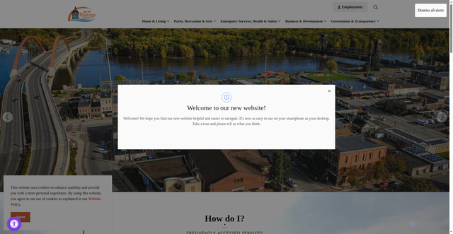 Security scan screenshot of https://www.hastingsmn.gov/