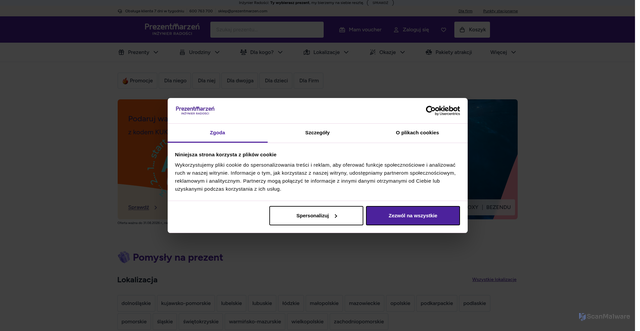Security scan screenshot of app.convertful.com