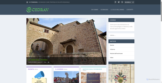 Security scan screenshot of https://www.cedrav.net/