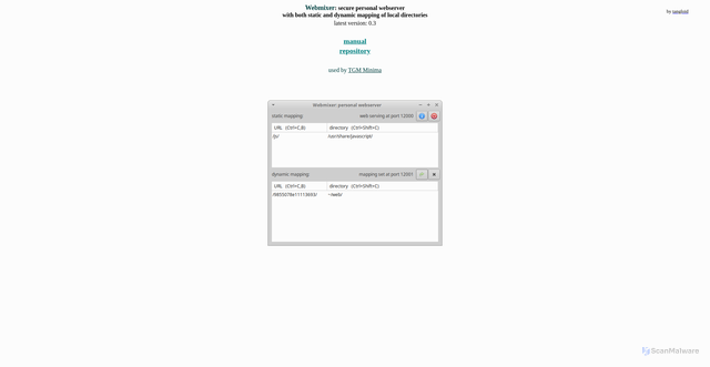 Security scan screenshot of webmixer.tangloid.net