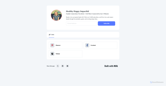 Security scan screenshot of https://prodigious-artist-6142.kit.com