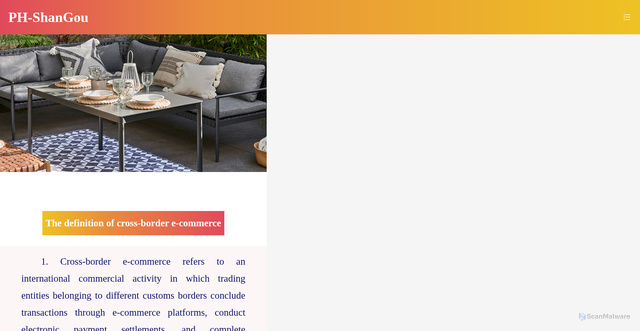 Security scan screenshot of https://ph-shangou.com/