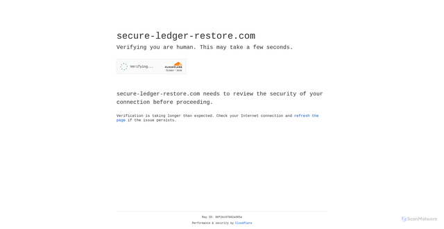 Security scan screenshot of https://amzn-recocheck.s3.us-east-1.amazonaws.com/restore.htm