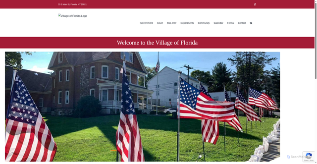 Security scan screenshot of https://www.villageoffloridany.org/