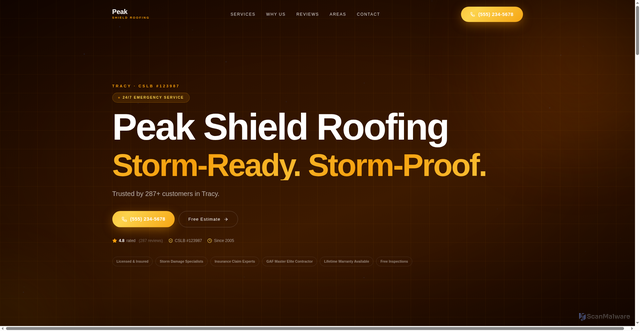 Security scan screenshot of http://site-bondoc-roofing-san-antonio-roofing-compa.pages.dev/